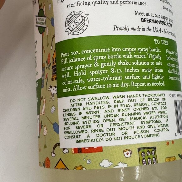 Beekman 1802 Happy Place Fabric Freshener Concentrate Sweet Grass Scent 22oz - Picture 12 of 12